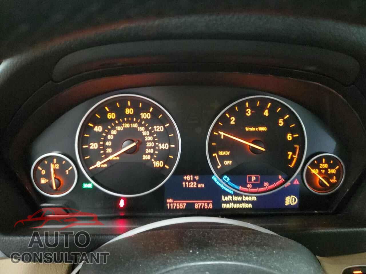 BMW 3 SERIES 2013 - WBA3B3C5XDF541394