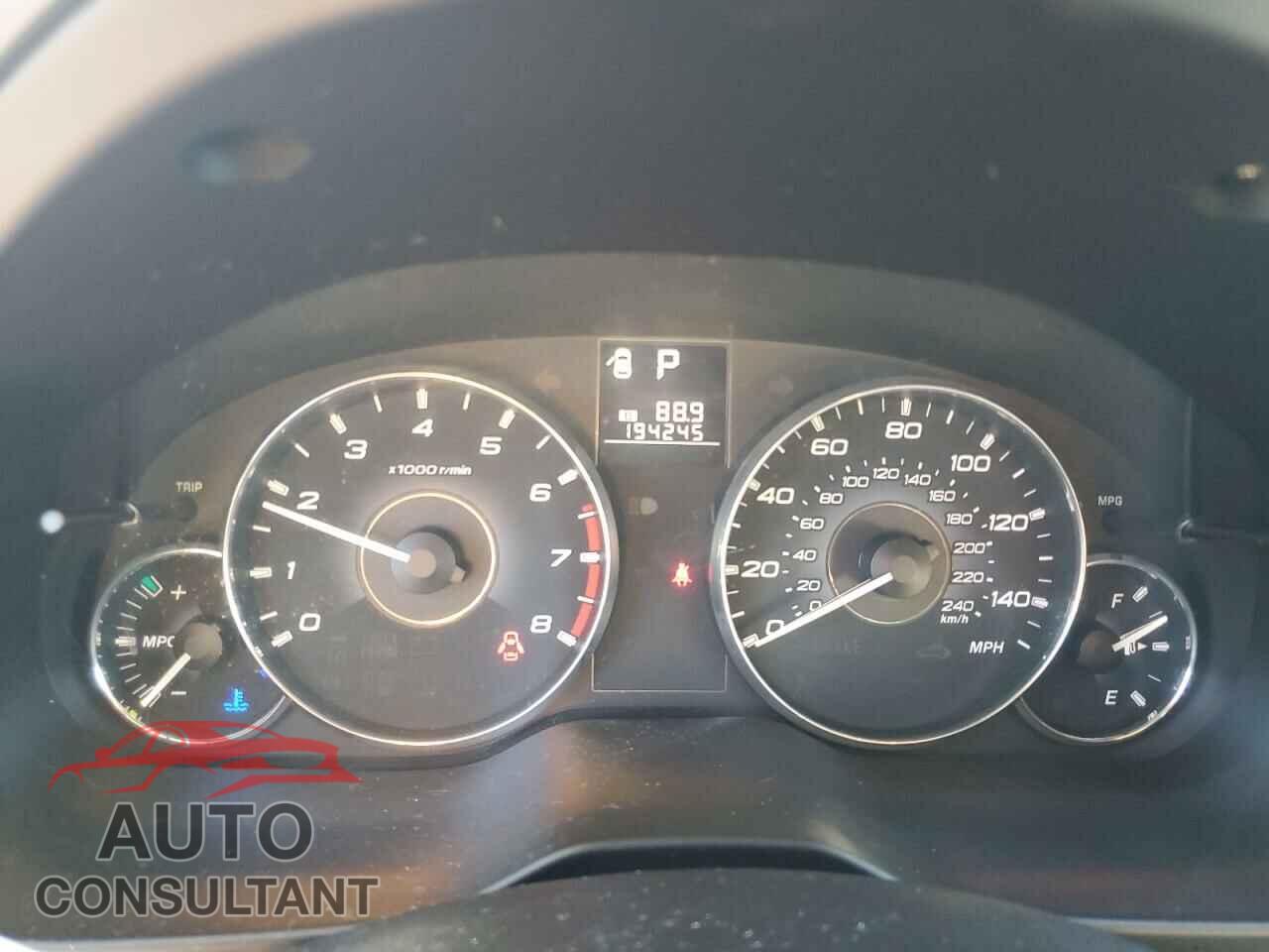 SUBARU OUTBACK 2011 - 4S4BRBCC6B3432122