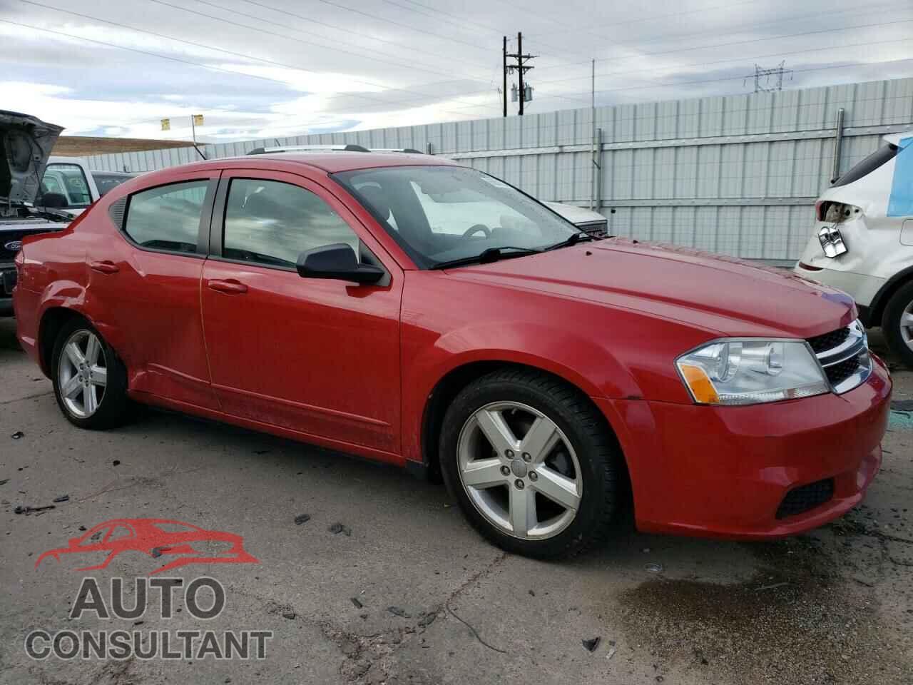DODGE AVENGER 2013 - 1C3CDZAB5DN722504