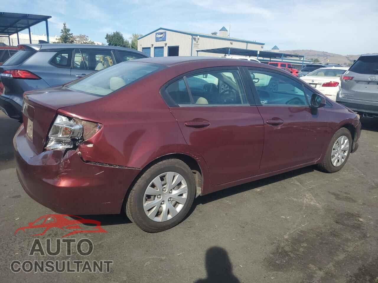 HONDA CIVIC 2012 - 2HGFB2F53CH591090