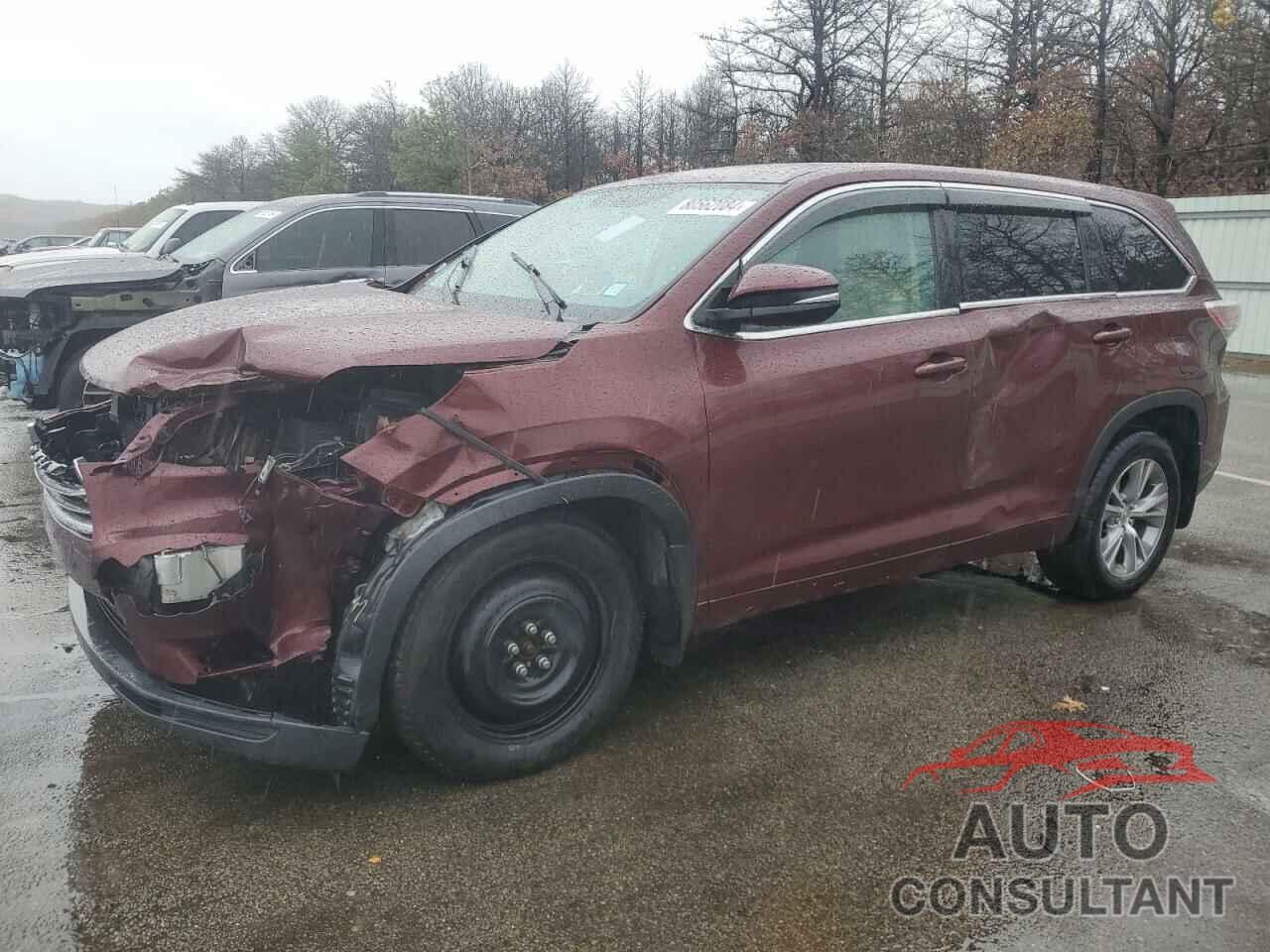 TOYOTA HIGHLANDER 2015 - 5TDBKRFH6FS072265