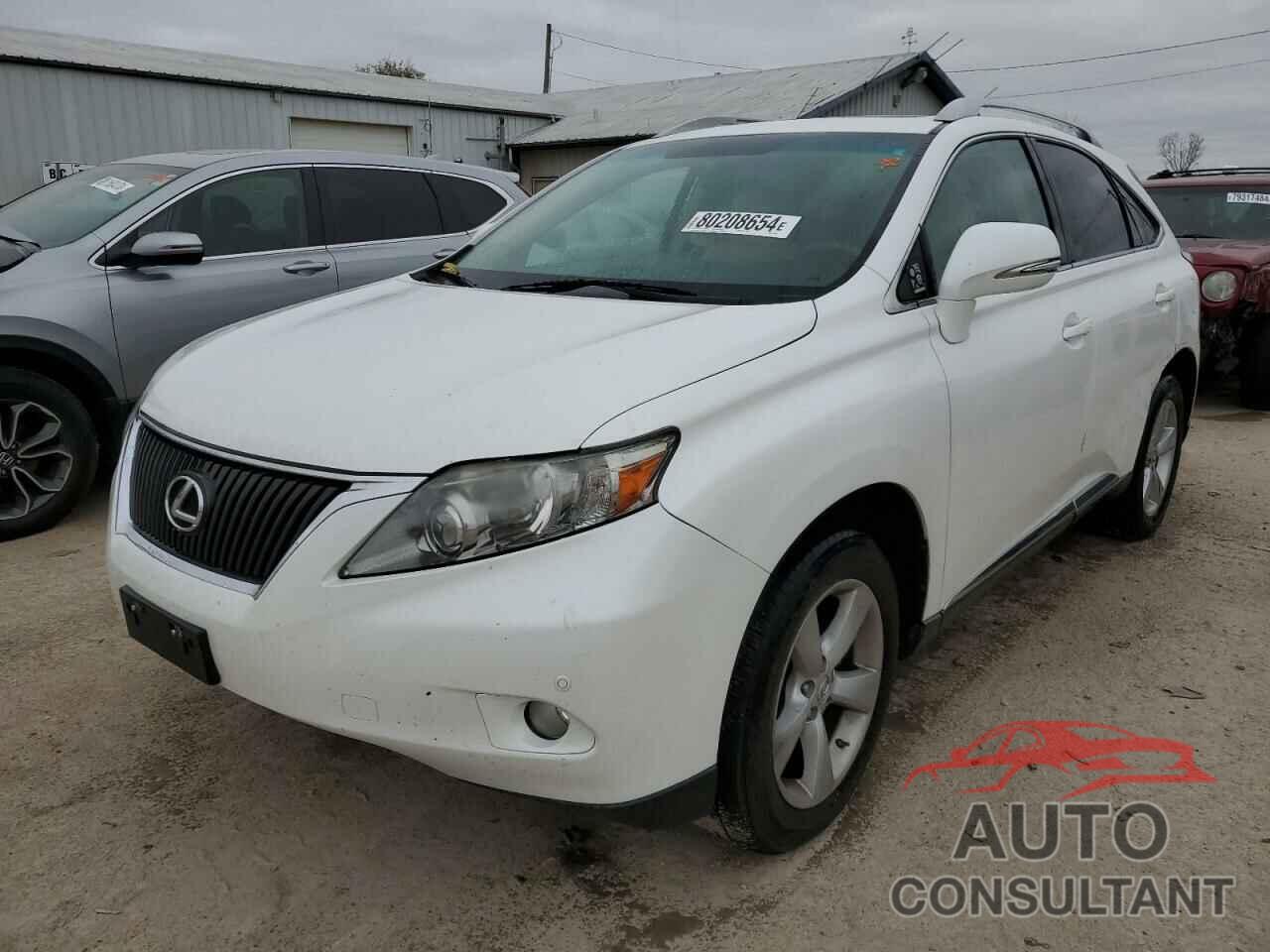 LEXUS RX350 2010 - 2T2BK1BA9AC013783