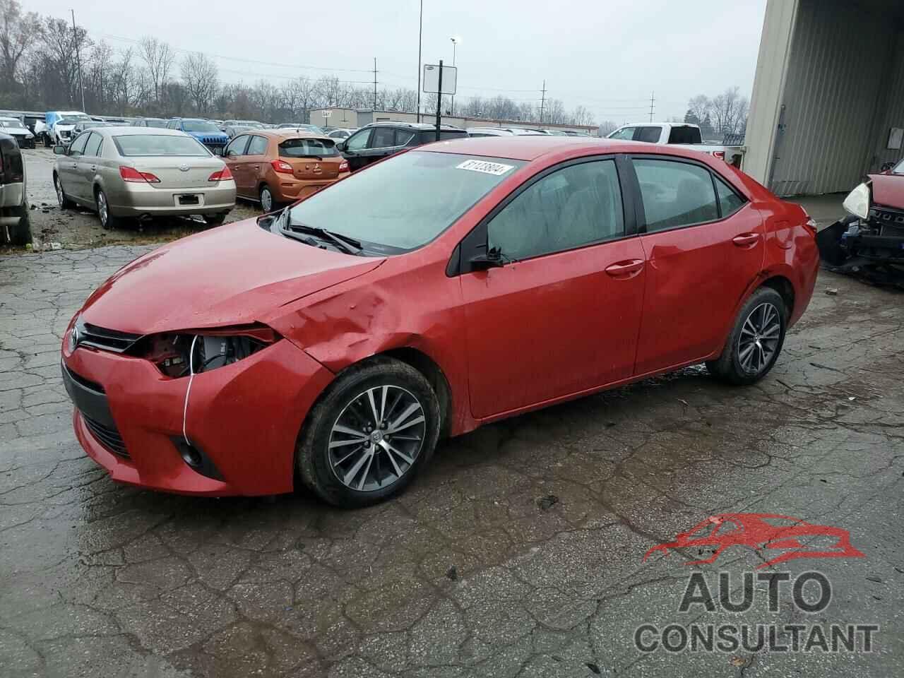 TOYOTA COROLLA 2016 - 2T1BURHE5GC649424