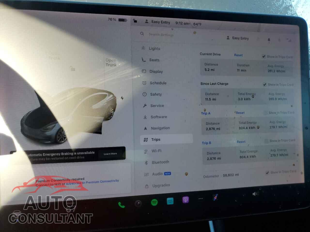 TESLA MODEL 3 2019 - 5YJ3E1EB2KF433757