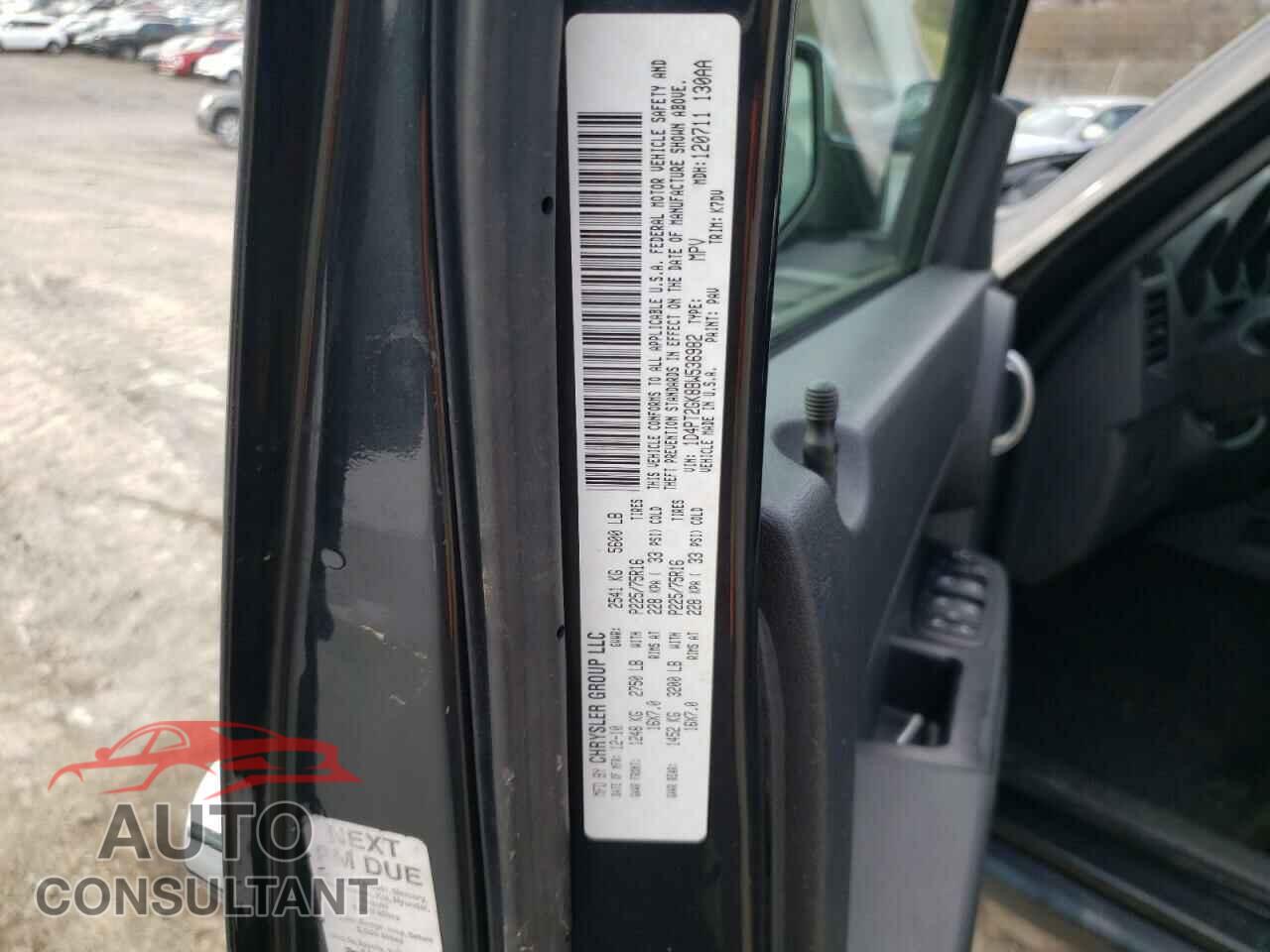 DODGE NITRO 2011 - 1D4PT2GK8BW536982