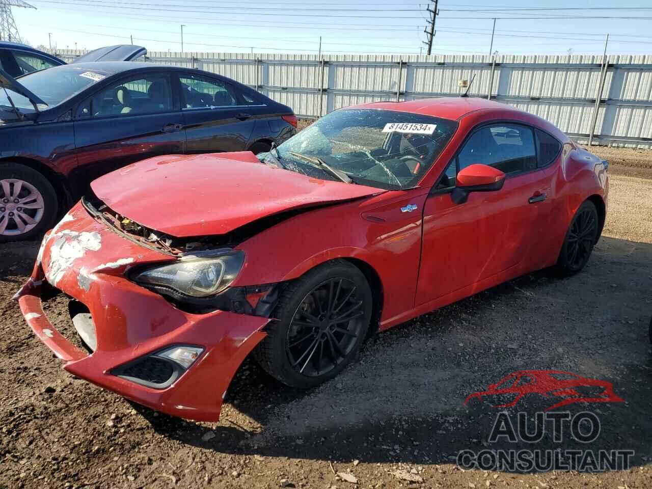 TOYOTA SCION 2013 - JF1ZNAA1XD2700369