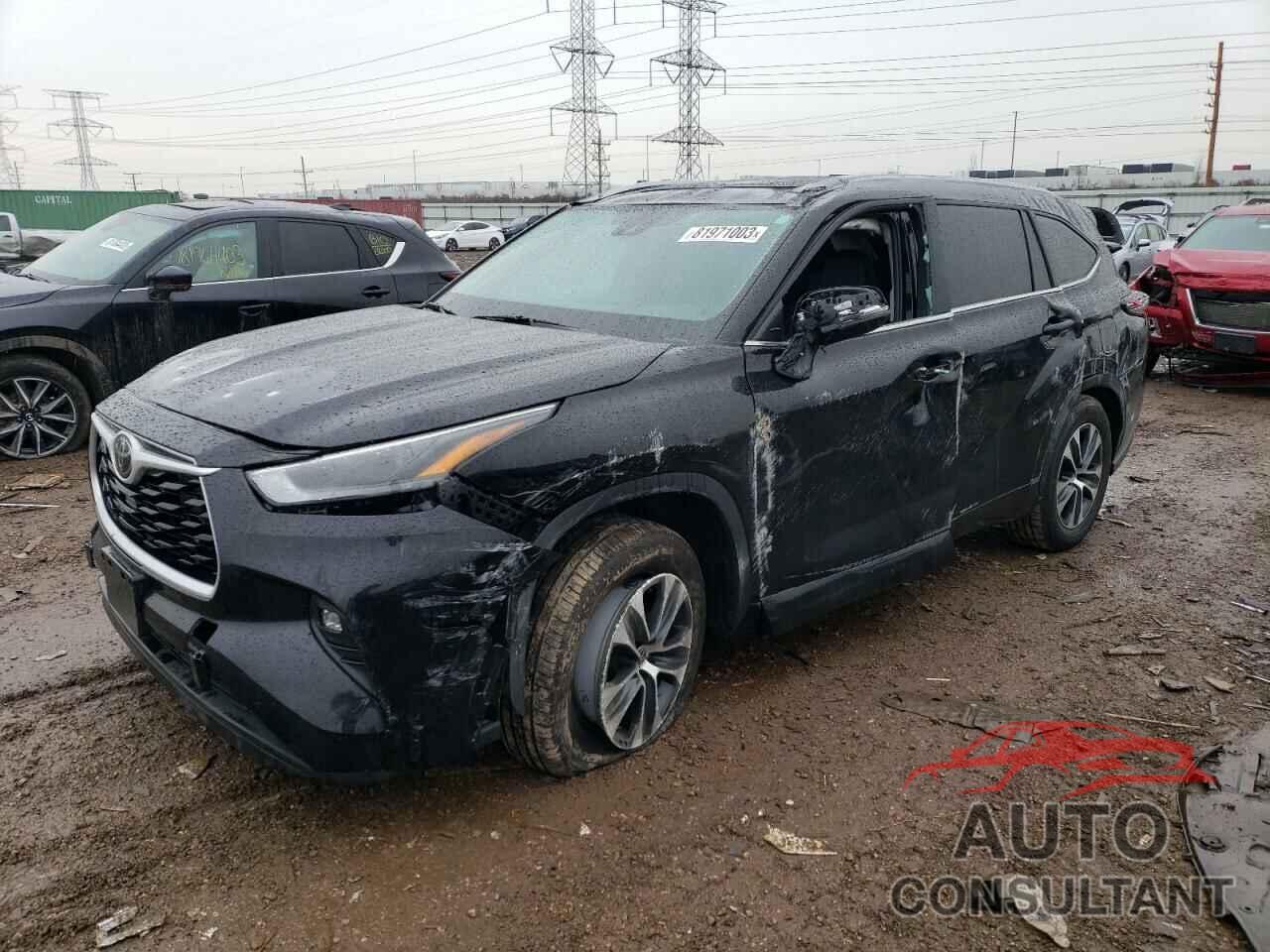 TOYOTA HIGHLANDER 2022 - 5TDGZRAH0NS118583