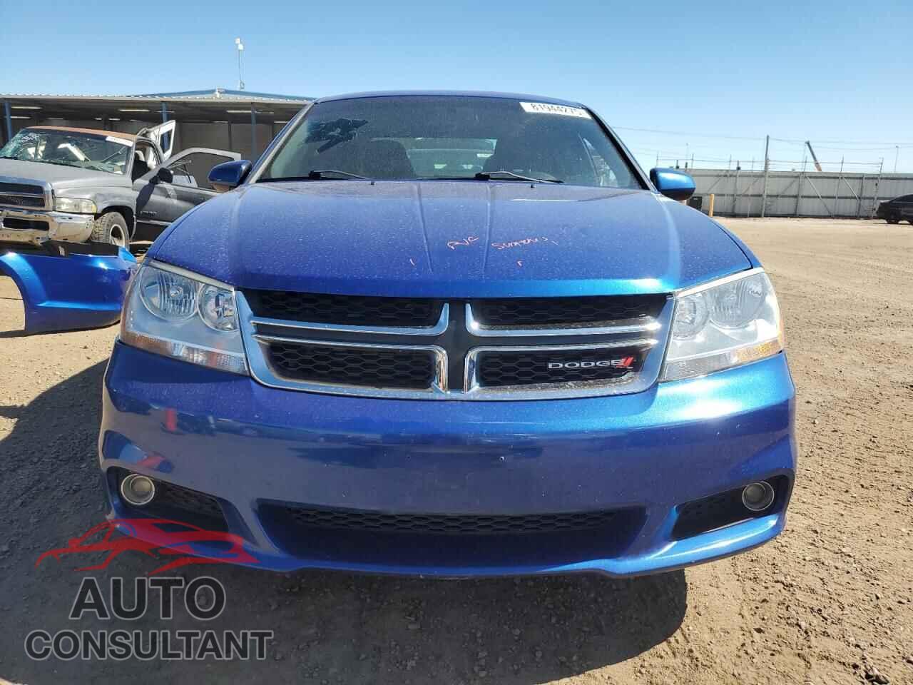 DODGE AVENGER 2012 - 1C3CDZEG6CN200582