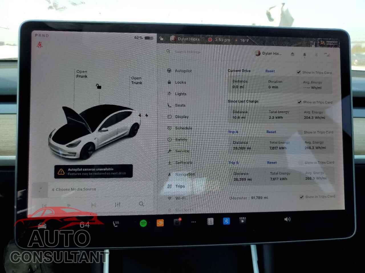 TESLA MODEL 3 2019 - 5YJ3E1EB9KF452905
