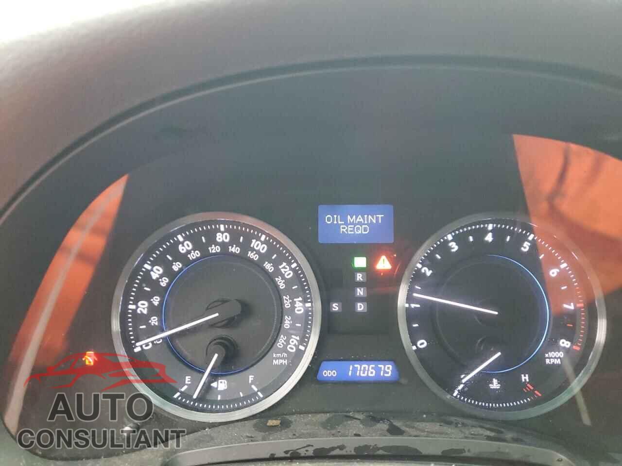 LEXUS IS 2011 - JTHBF5C24B5131941