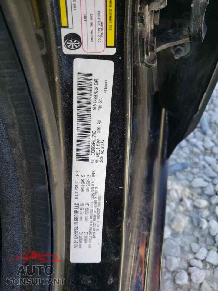 DODGE AVENGER 2014 - 1C3CDZCB9EN117769