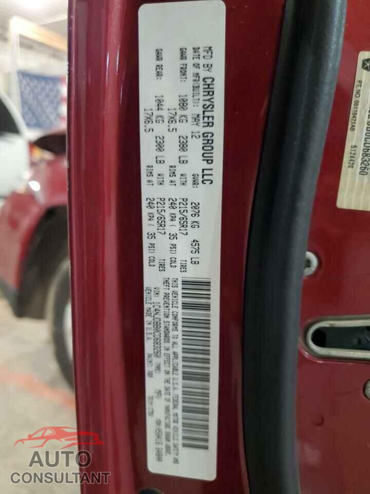 JEEP COMPASS 2012 - 1C4NJDBB0CD683260