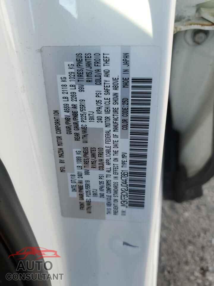 MAZDA CX-5 2018 - JM3KFBCM2J0447861