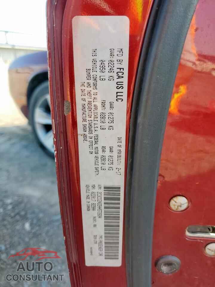 DODGE CHALLENGER 2017 - 2C3CDZAG5HH572694