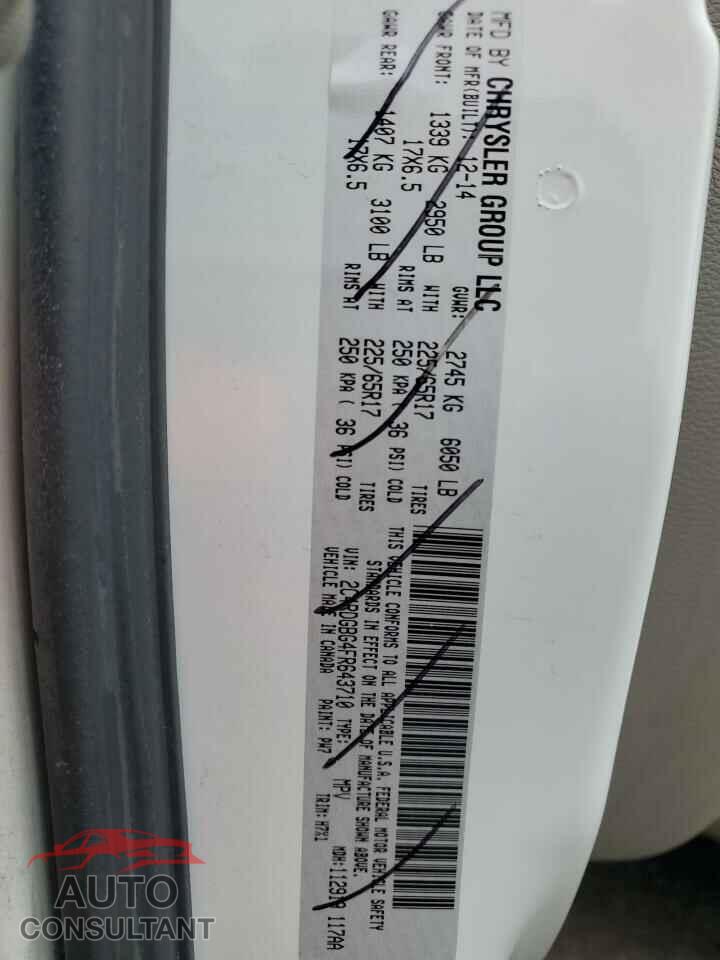 DODGE CARAVAN 2012 - 2C4RDGCGXCR329246