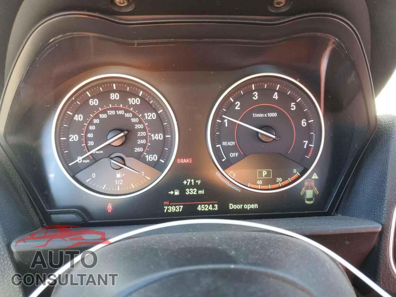 BMW 2 SERIES 2016 - WBA1F9C51GV742156