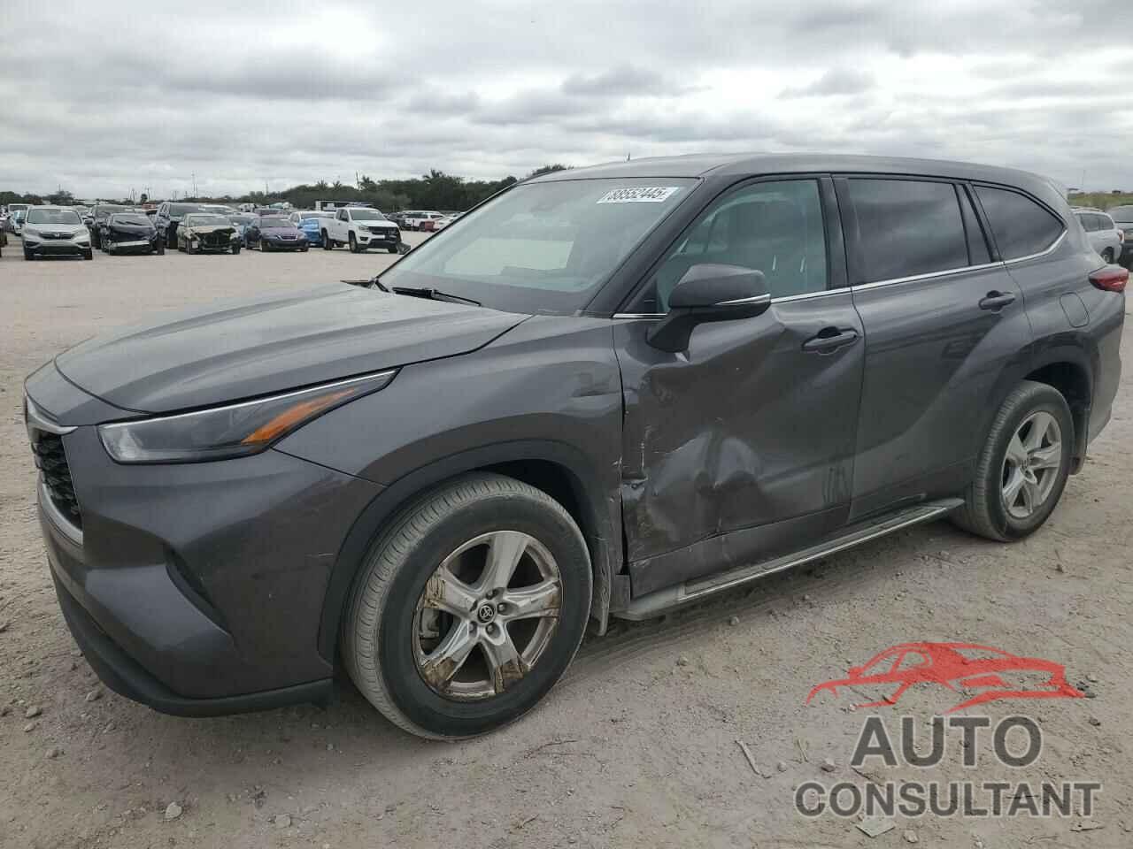 TOYOTA HIGHLANDER 2022 - 5TDCZRAH9NS551804