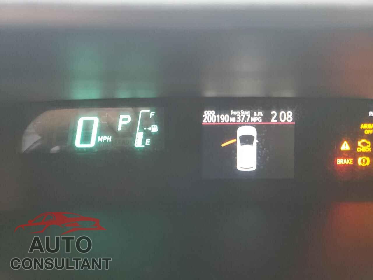 TOYOTA PRIUS 2013 - JTDKDTB36D1052013