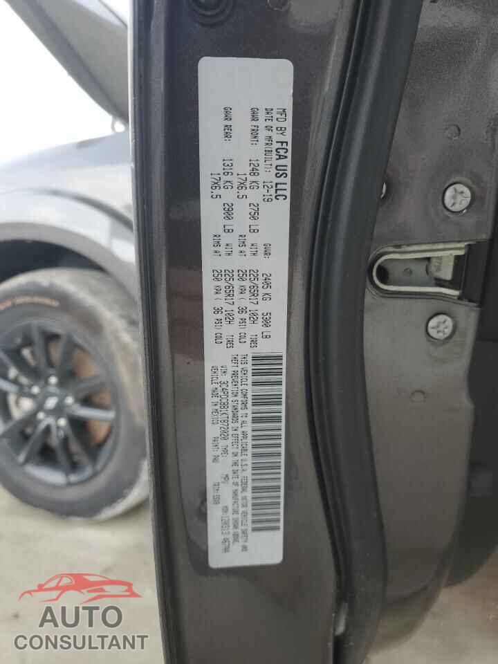 DODGE JOURNEY 2019 - 3C4PDCBB1KT872020