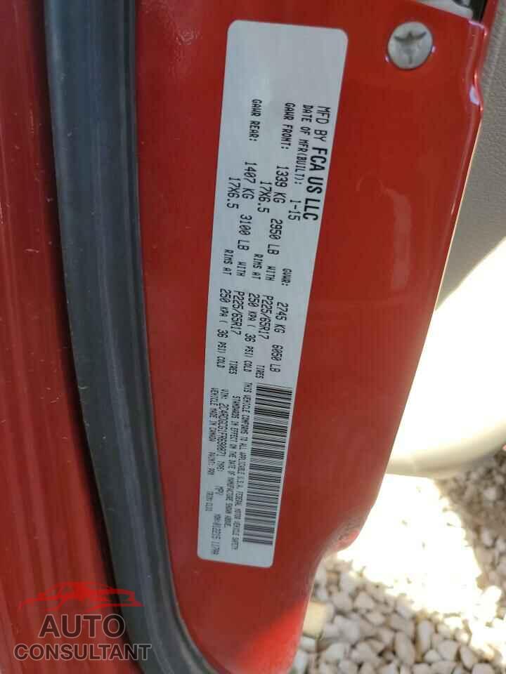 DODGE CARAVAN 2015 - 2C4RDGCG1FR690871