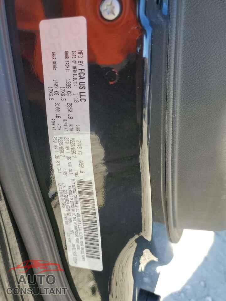 DODGE CARAVAN 2018 - 2C4RDGBG9JR201112