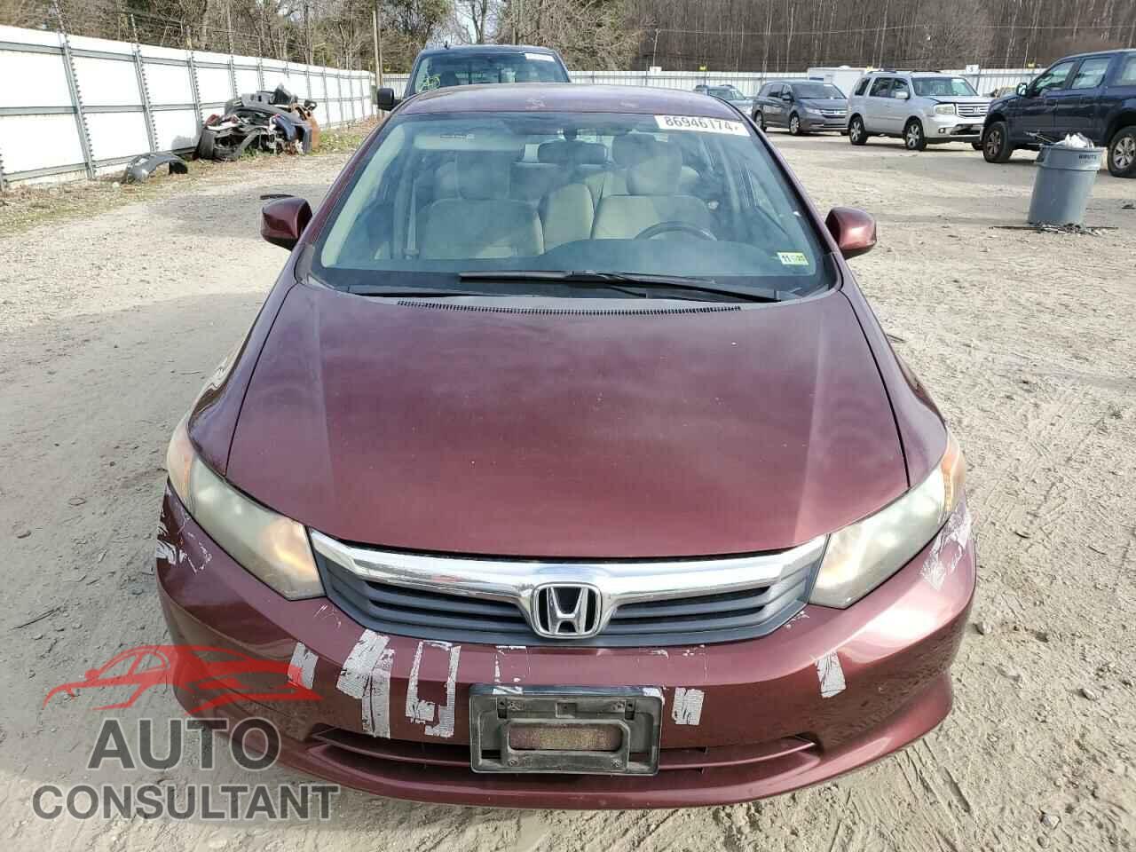 HONDA CIVIC 2012 - 2HGFB2F54CH532100