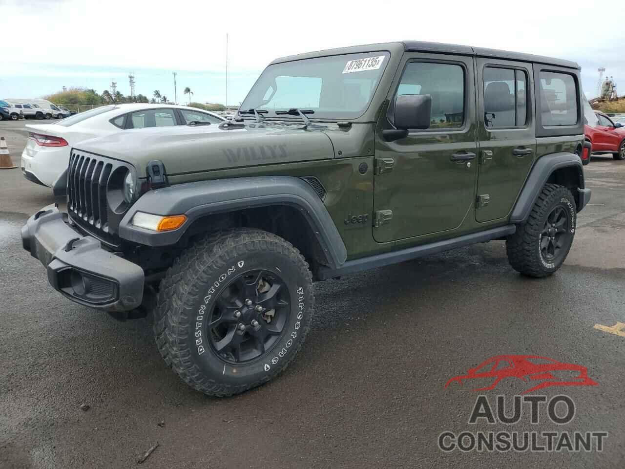 JEEP WRANGLER 2022 - 1C4HJXDG2NW279018