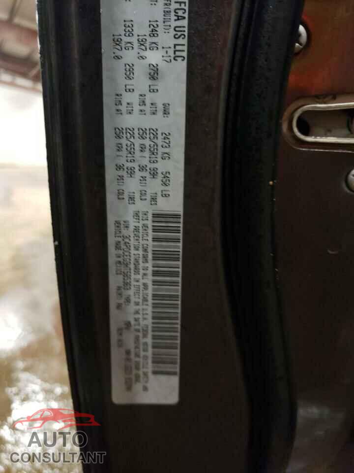 DODGE JOURNEY 2017 - 3C4PDCEG9HT585363