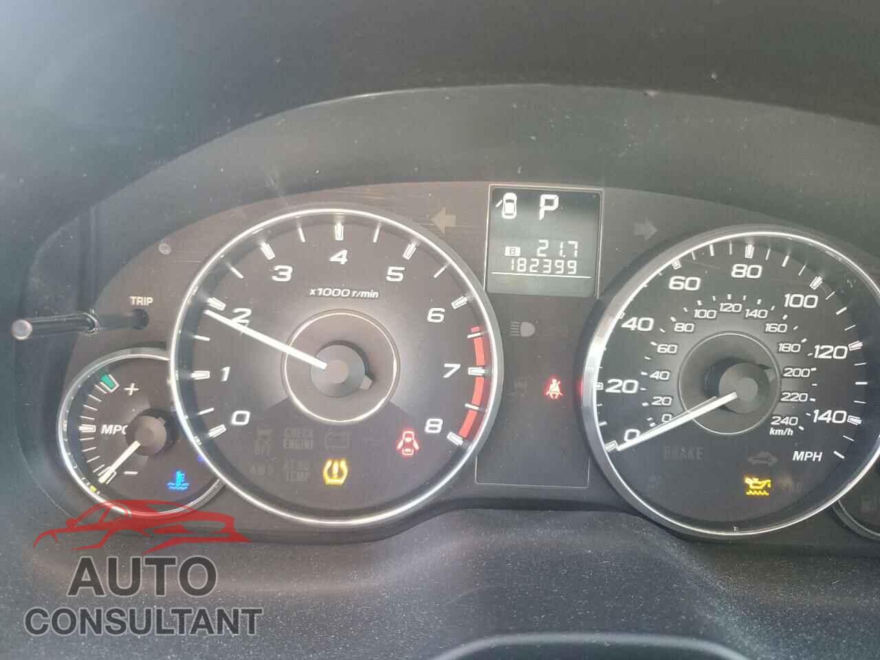 SUBARU OUTBACK 2011 - 4S4BRBKC8B3407790