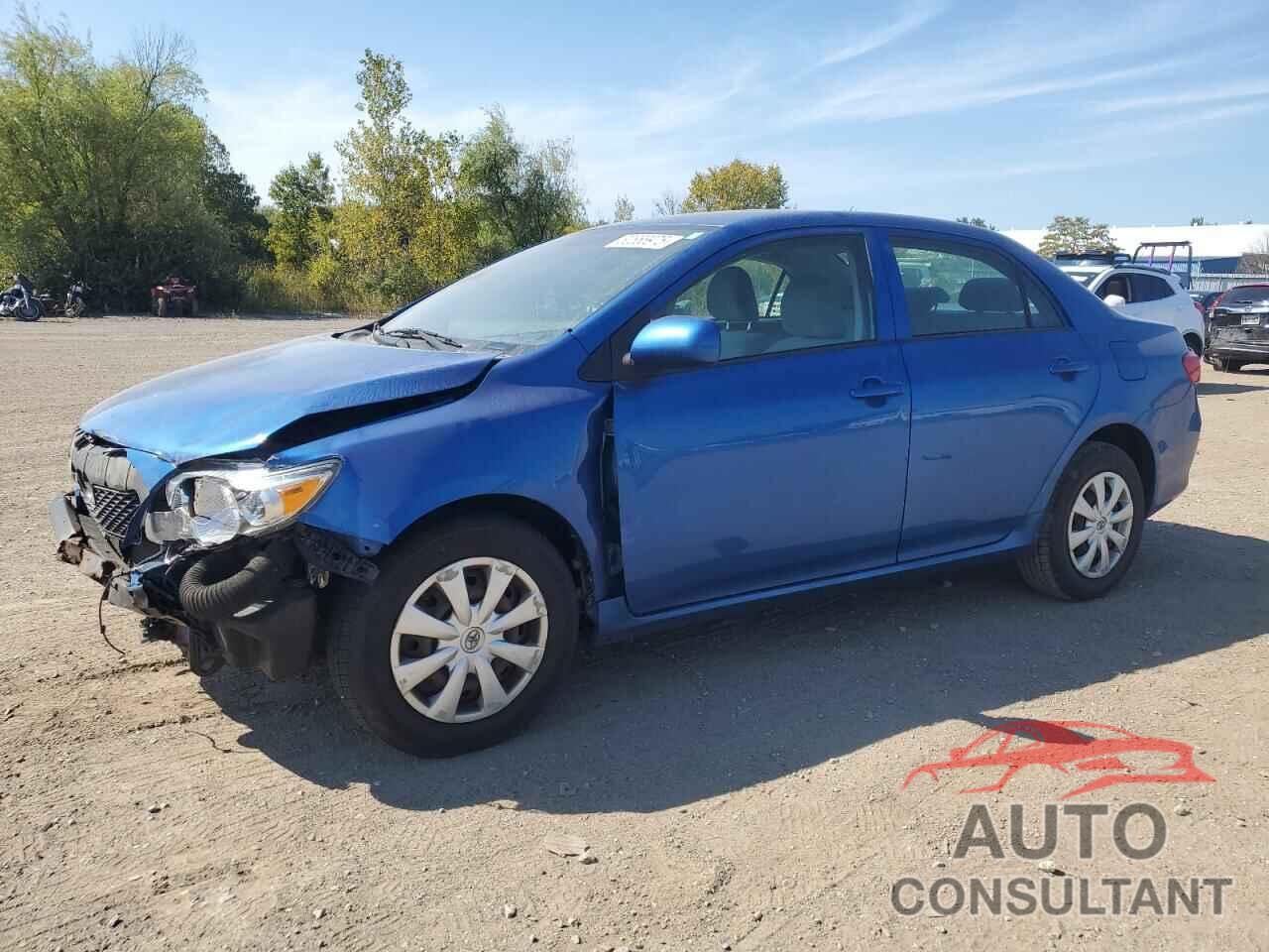 TOYOTA COROLLA 2009 - 2T1BU40E59C190445