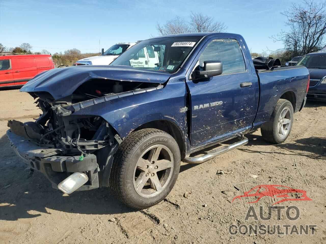 DODGE RAM 1500 2012 - 3C6JD6AT8CG237301
