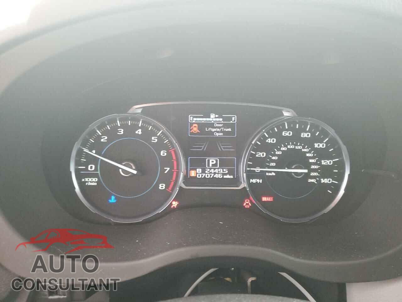 SUBARU FORESTER 2017 - JF2SJAGC7HH800644