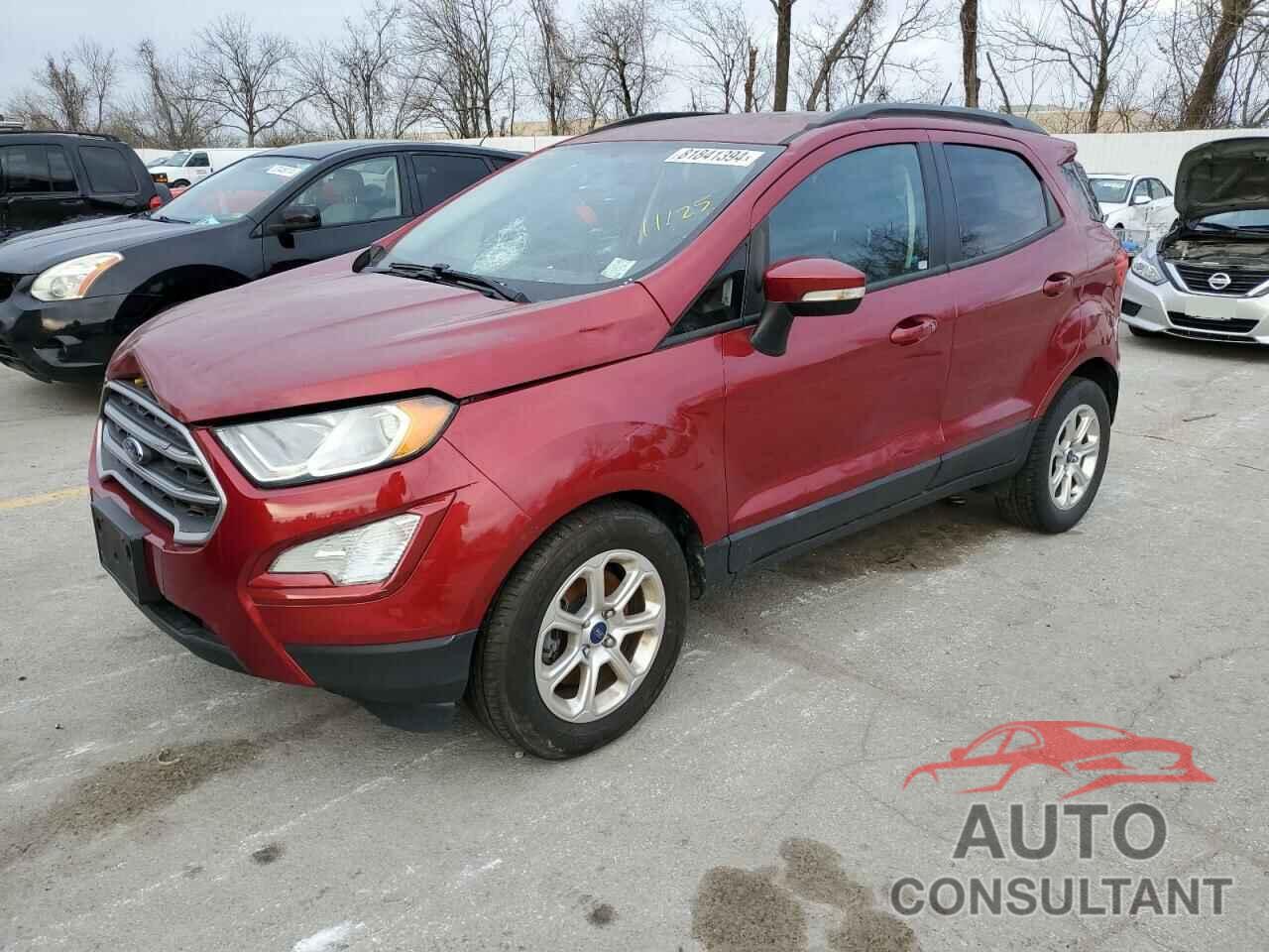 FORD ECOSPORT 2018 - MAJ3P1TE1JC178270