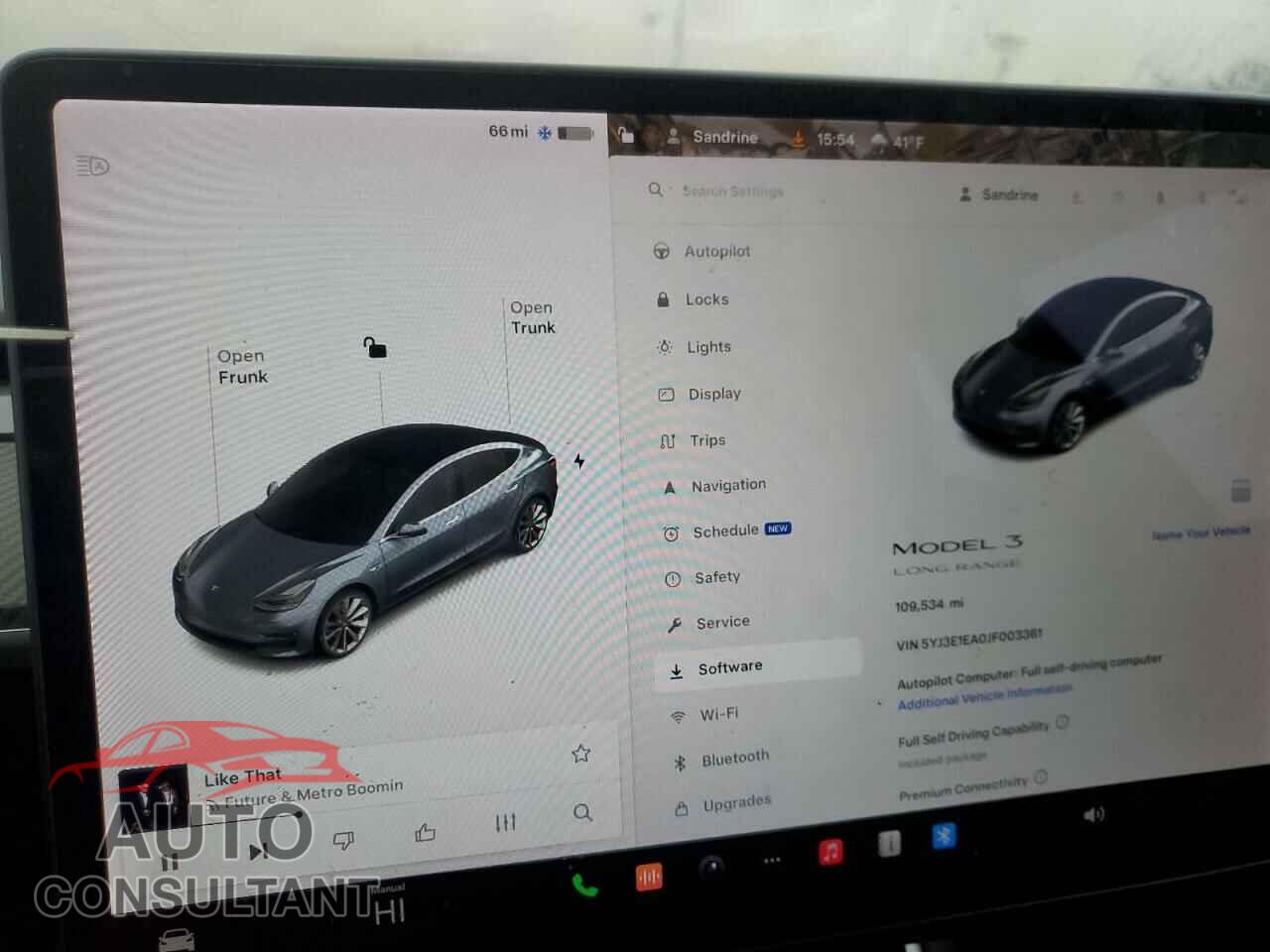 TESLA MODEL 3 2018 - 5YJ3E1EA0JF003361