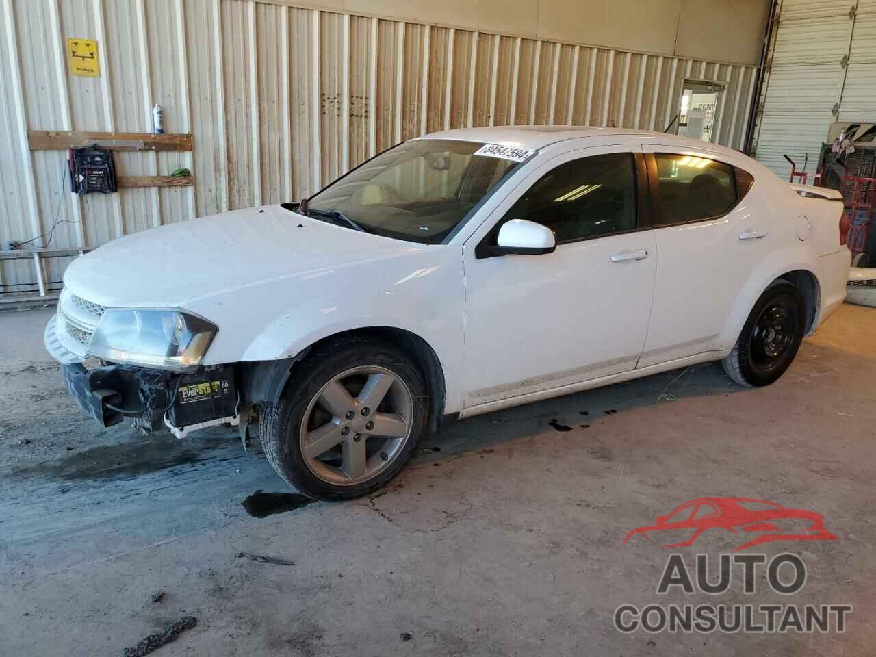 DODGE AVENGER 2013 - 1C3CDZCB6DN599101