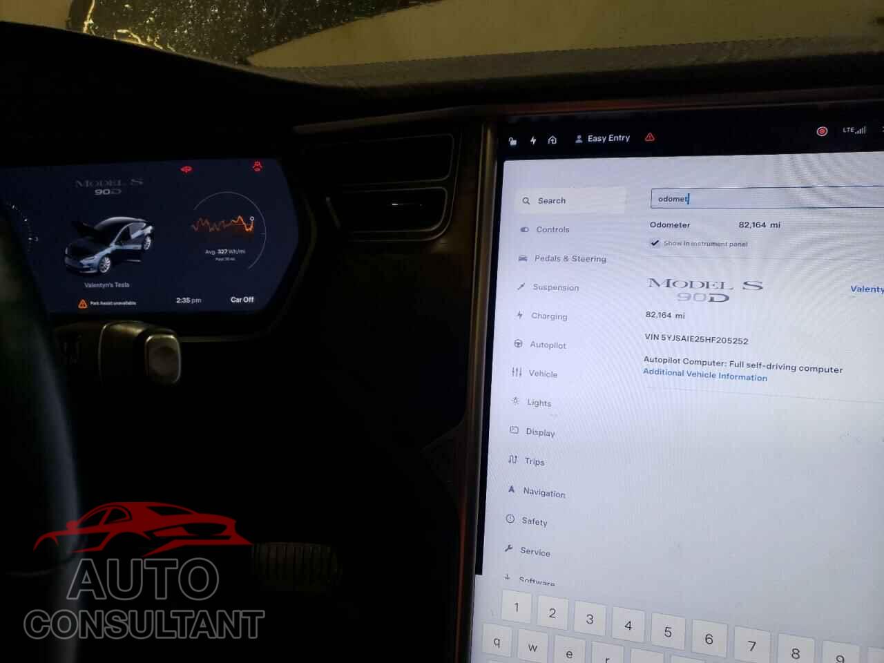 TESLA MODEL S 2017 - 5YJSA1E25HF205252