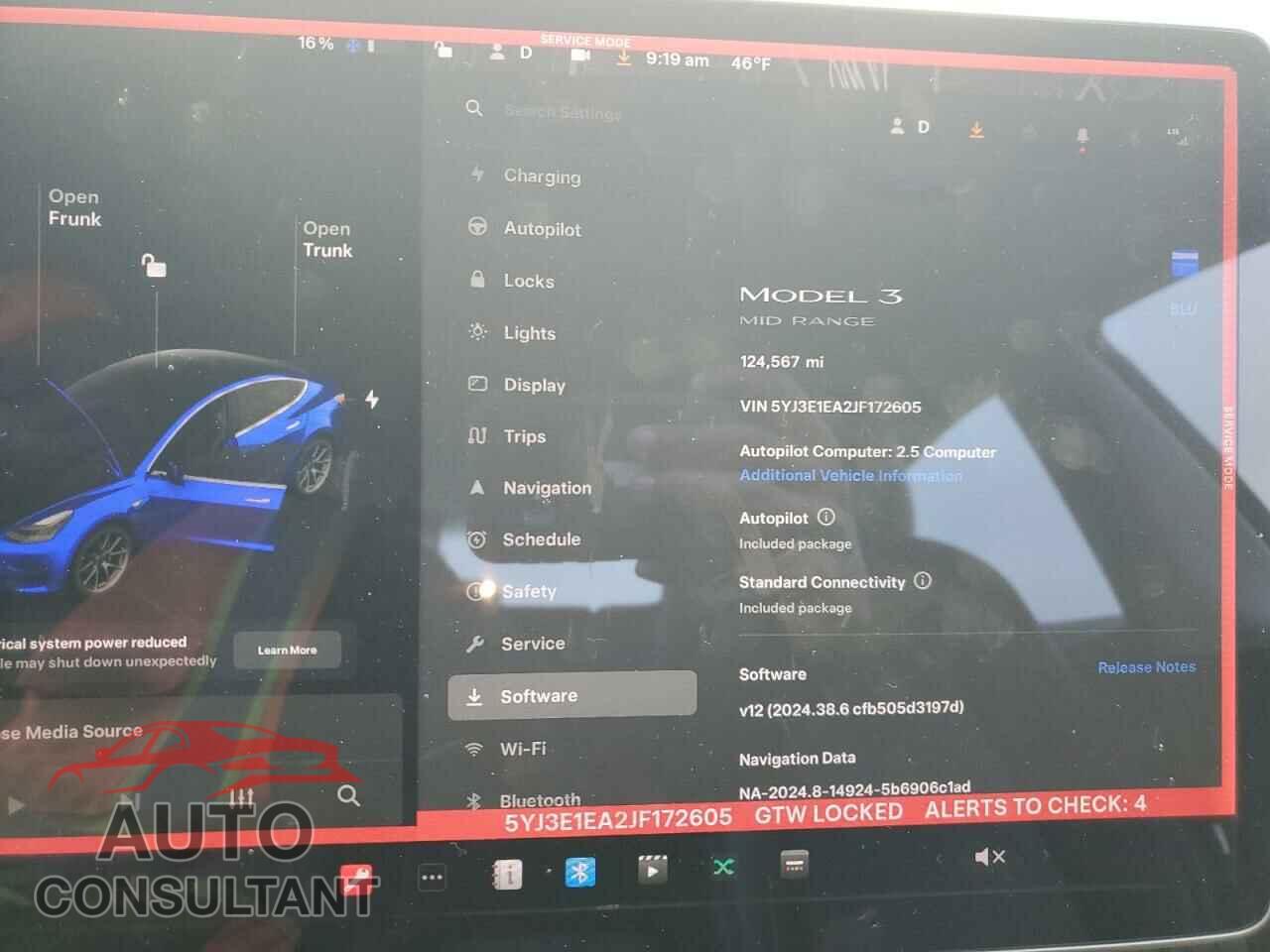 TESLA MODEL 3 2018 - 5YJ3E1EA2JF172605