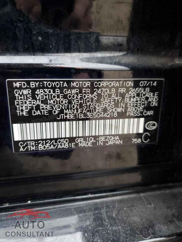 LEXUS GS350 2014 - JTHBE1BL3E5044218