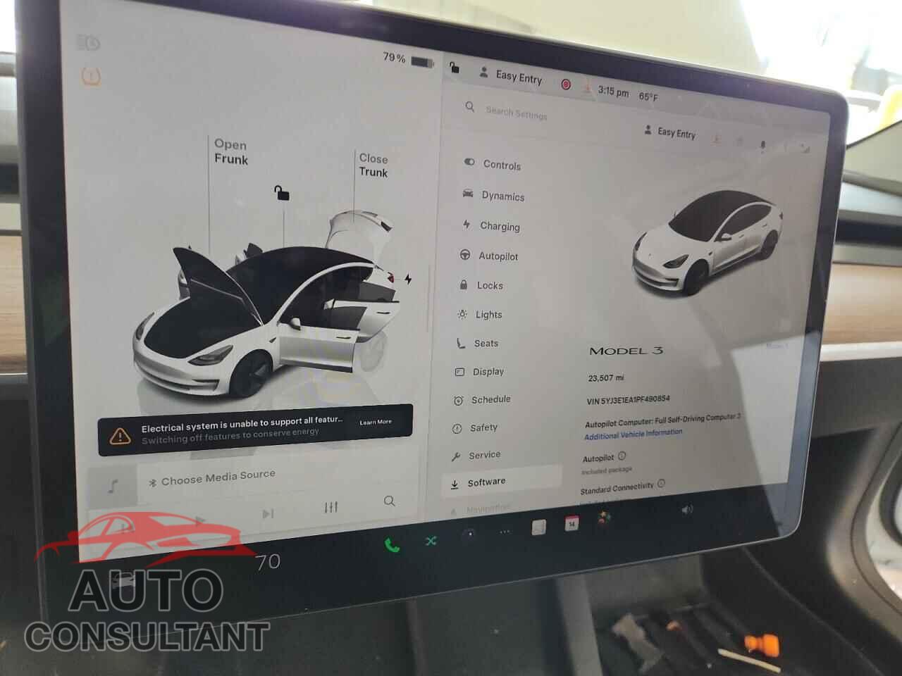 TESLA MODEL 3 2023 - 5YJ3E1EA1PF490854