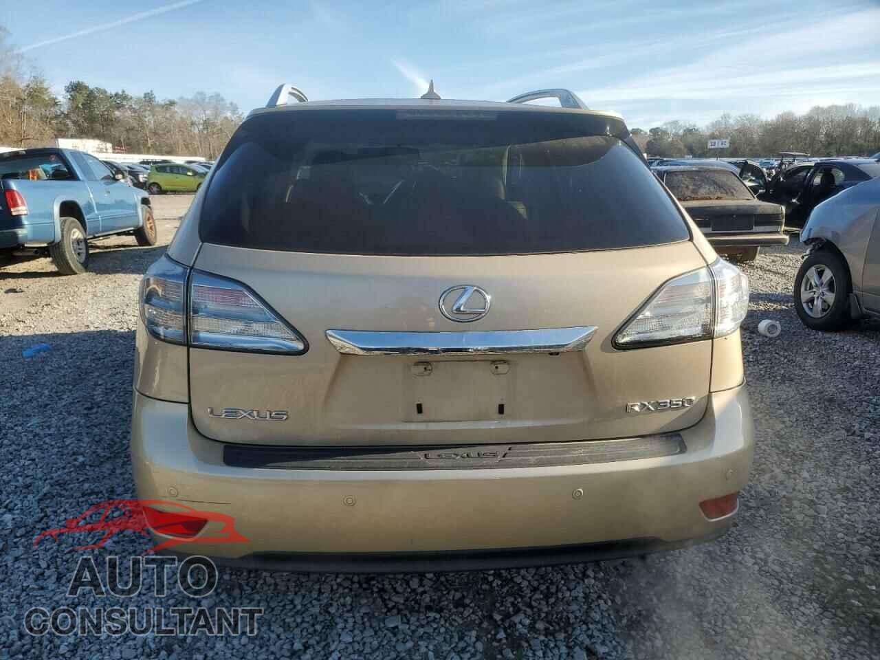 LEXUS RX350 2010 - 2T2ZK1BA6AC031804