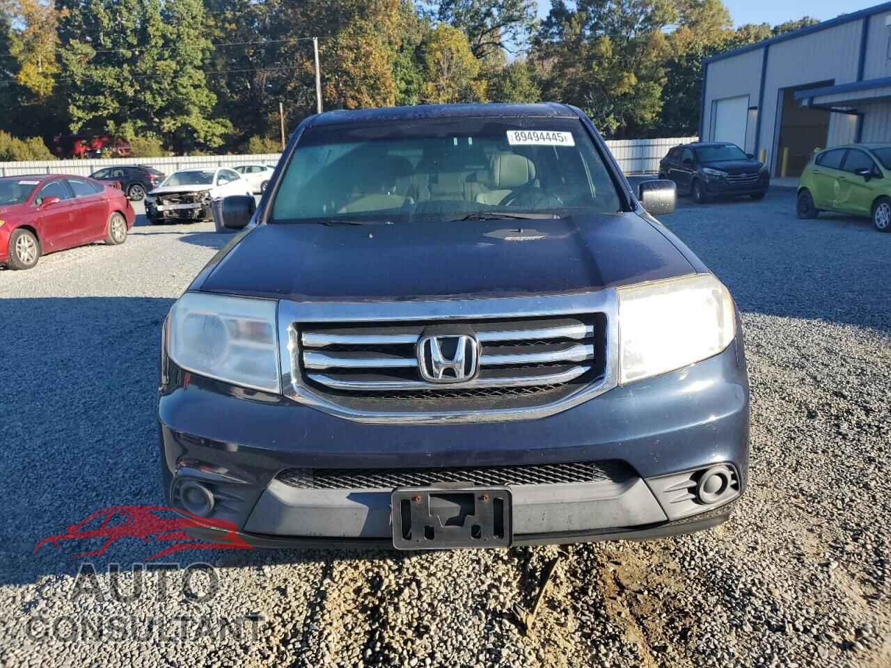 HONDA PILOT 2012 - 5FNYF3H27CB013083