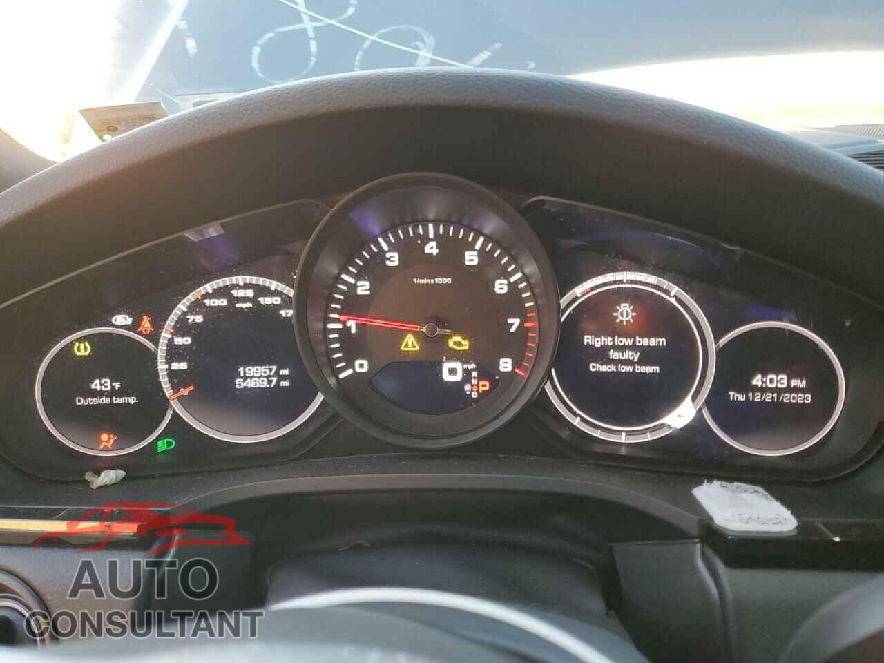 PORSCHE CAYENNE 2021 - WP1BA2AY9MDA40872