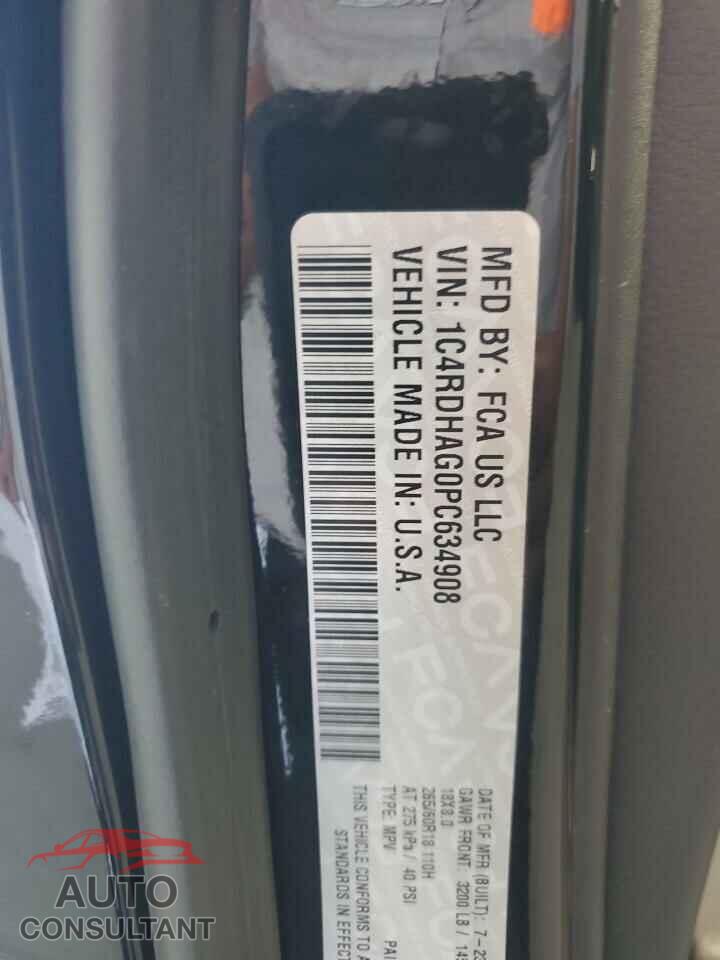 DODGE DURANGO 2023 - 1C4RDHAG0PC634908