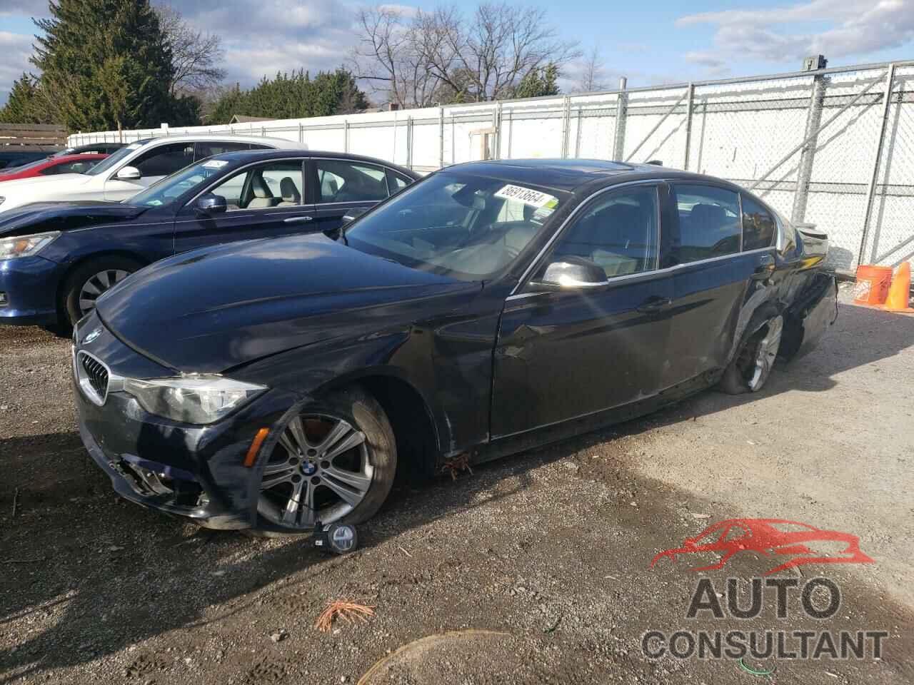 BMW 3 SERIES 2017 - WBA8B9G31HNU57168