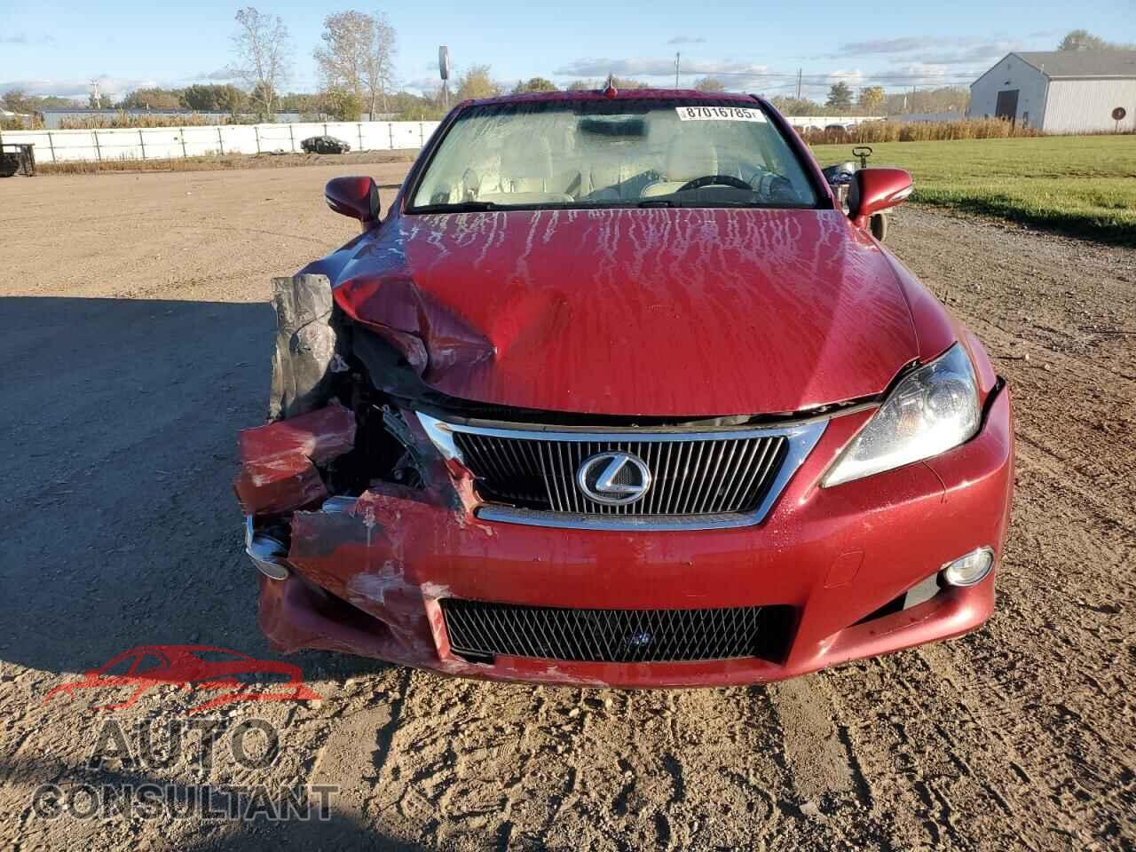 LEXUS IS 2013 - JTHFF2C27D2527933