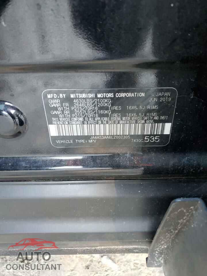 MITSUBISHI ECLIPSE 2020 - JA4AS3AA6LZ002305