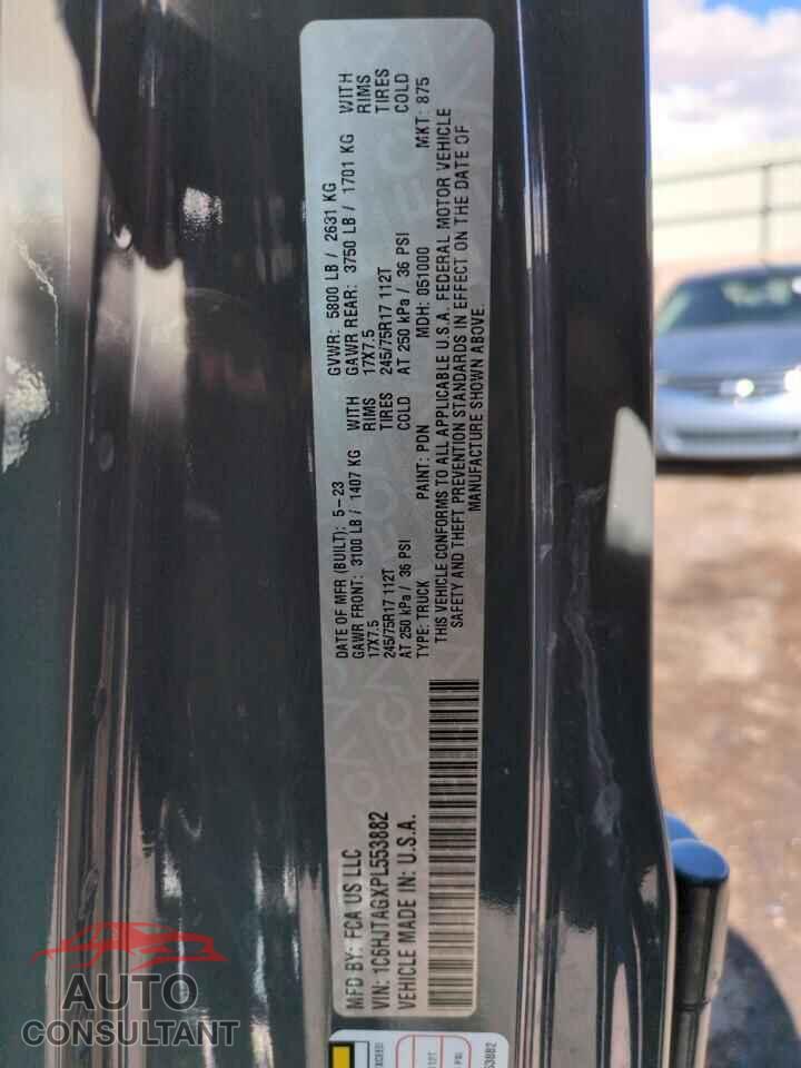 JEEP GLADIATOR 2023 - 1C6HJTAGXPL553882