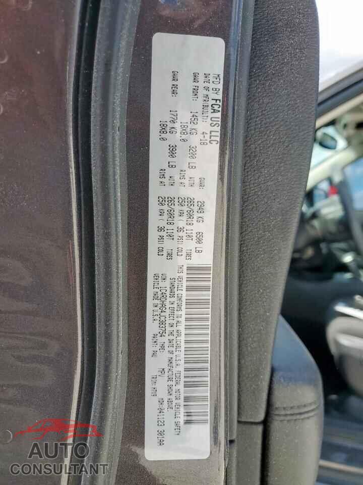 DODGE DURANGO 2018 - 1C4RDHAG4JC383754