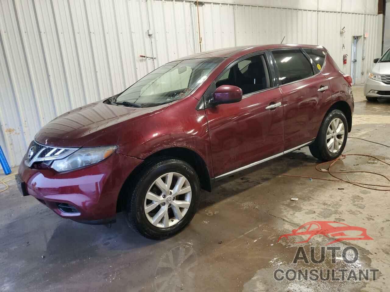 NISSAN MURANO 2012 - JN8AZ1MW3CW236615