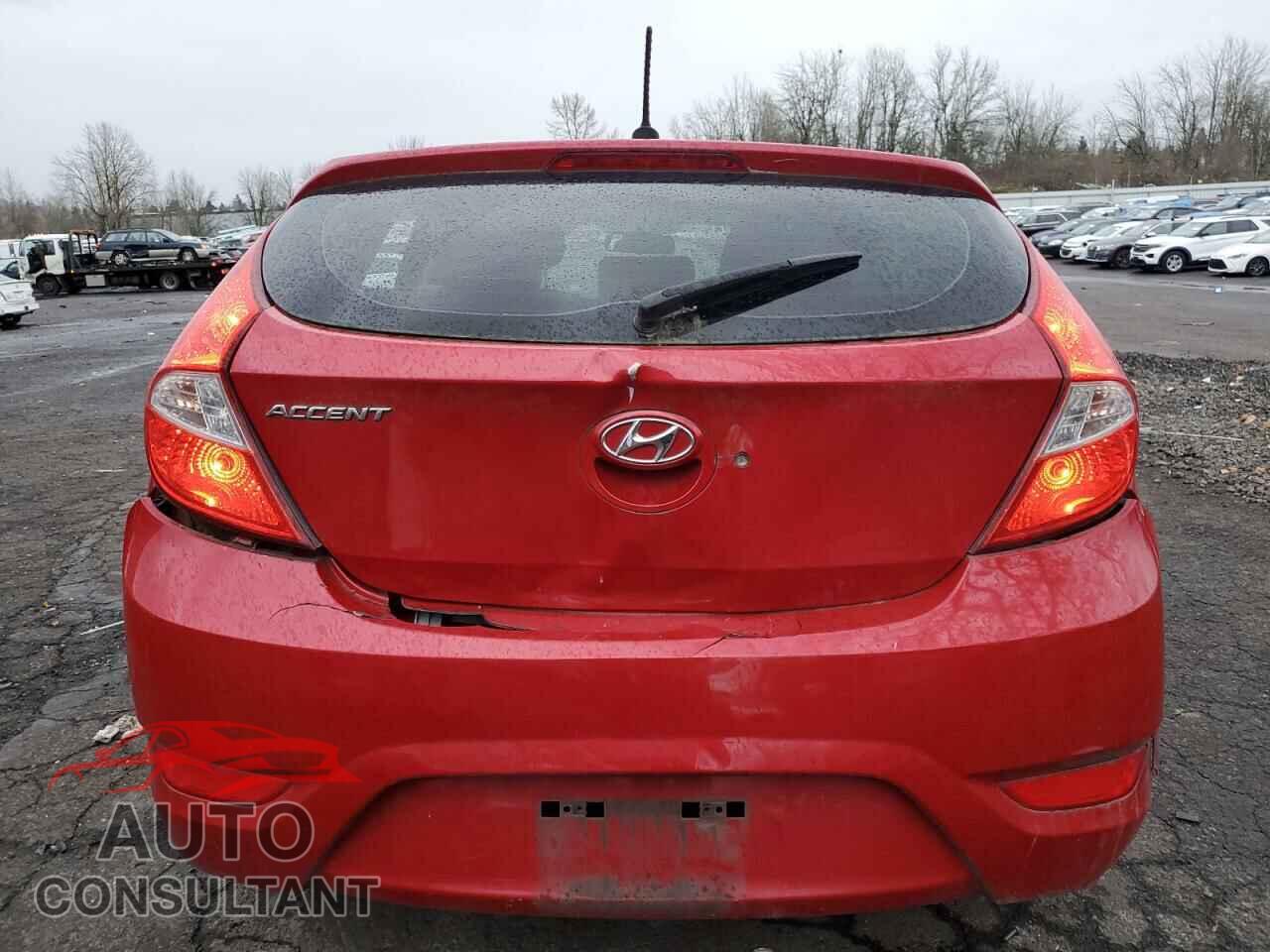HYUNDAI ACCENT 2012 - KMHCT5AE1CU058509